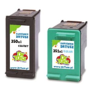 Nowość. tusze 350xl + 351xl do hp - komplet w super cenie