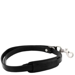 Nowy. Pasek skórzany Tuscany Leather czarny do teczki w super cenie