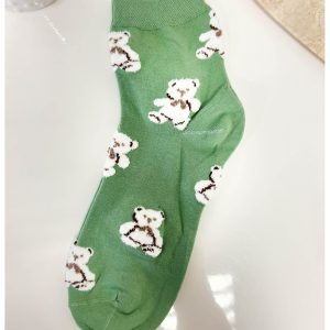 Nowość. Zielone skarpetki teddy w super cenie