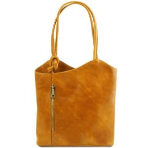 Nowość: żółta torba na ramię tuscany leather patty w super cenie