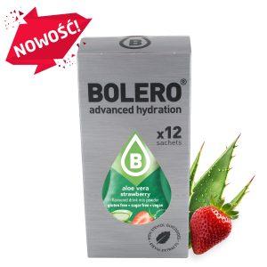 Bolero aloe vera z truskawką 12x3g nowość super cena