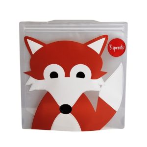 Nowość. kanapkowe torebki strunowe 3 sprouts lis - super cena.