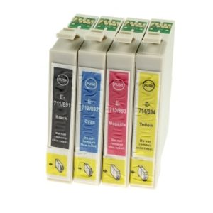 Nowość. tusze t0715 do epson komplet – super cena, szybka dostawa