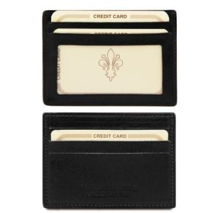 Nowość. Skórzane etui Tuscany Leather czarne – super cena.
