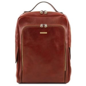 Nowość. skórzany plecak na laptopa tuscany leather bangkok brązowy w super cenie