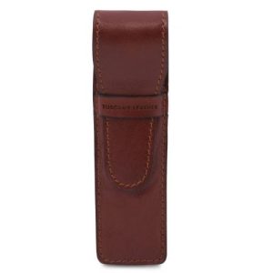 Nowość. Skórzane etui Tuscany Leather TL142131 brąz – super cena