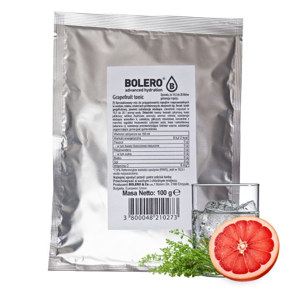 Bolero 100g Grapefruit Tonic (Tonik grejpfrutowy) ze stewią