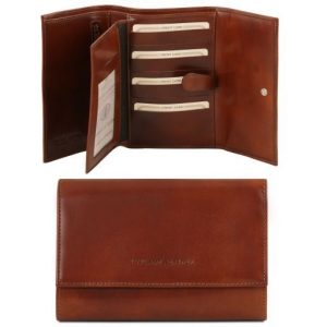 Nowość. skórzany portfel damski tuscany leather 3x składany super cena