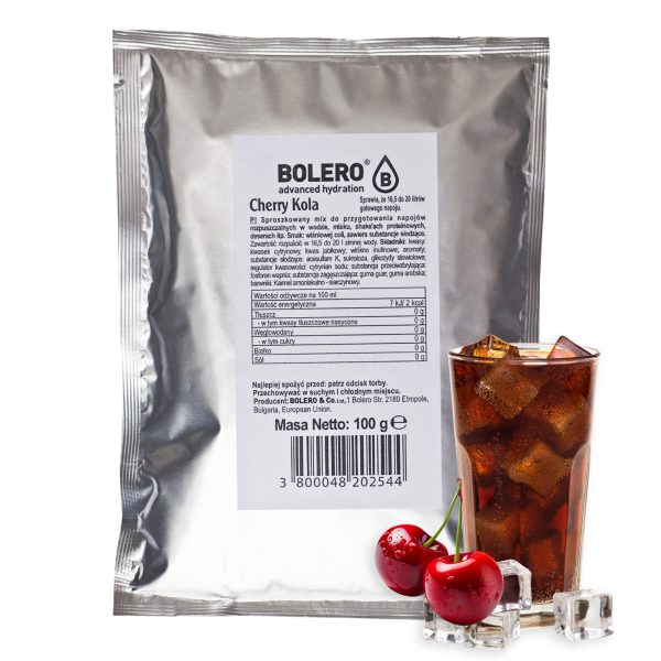 Bolero 100g Cherry Kola (Kola Wiśniowa) ze stewią
