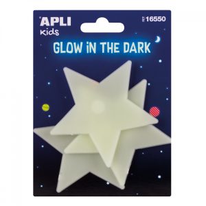 Nowość. super cena: duże fluorescencyjne gwiazdki apli kids