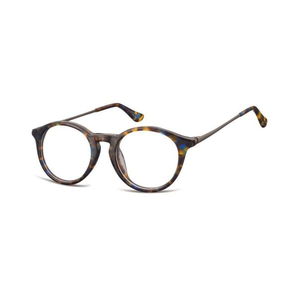 Okrągłe okulary oprawki zerowki korekcyjne Sunoptic AC47H