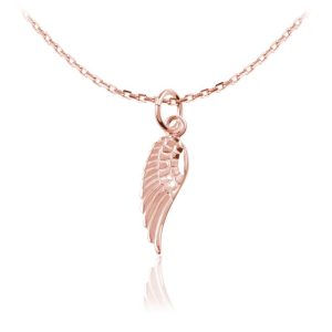 Naszyjnik Skrzydło - rose gold