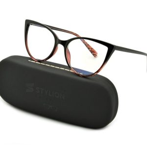 Okulary damskie Kocie Oczy z filtrem BLUE LIGHT do komputera STDBLF3