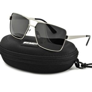 Męskie Pilotki Przeciwsłoneczne Polaryzacyjne okulary Aviator POL-7067