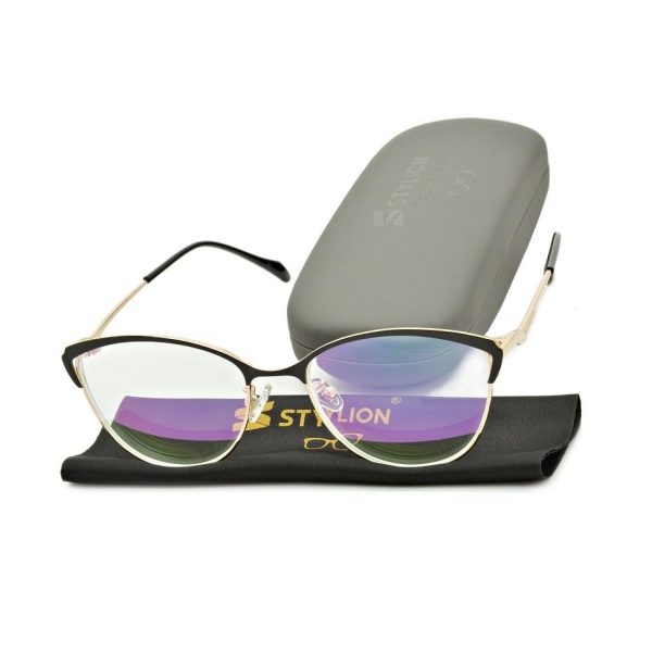 Plusy +1.50 damskie okulary do czytania korekcyjne z antyrefleksem ST317BR