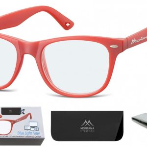 Okulary zerówki z filtrem do Komputera moc: 0.00 z Antyrefleksem Montana BLFBOX67F