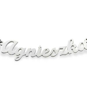 Naszyjnik srebrny z Twoim imieniem WEC-S-IMIE-1