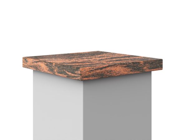 Daszek płaski granitowy Multicolor Red 2cm
