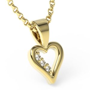 Wisioreki z żółtego złota z brylantami LPW-41Z