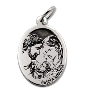 Medalik srebrny Święta Rodzina MED-SW-RODZ-02