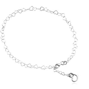 Bransoletka łańcuszkowa serca z Sercem