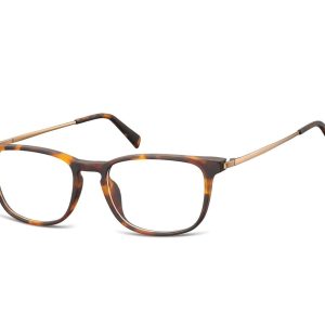 Okulary zerówki korekcyjne Nerd Prostokątne AC7A szylkret