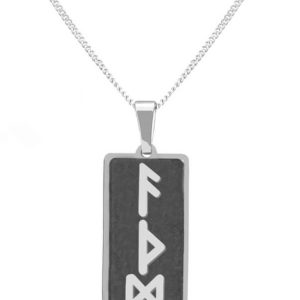 Skrypt Runiczny - Pomoc w Nauce - Naszyjnik na łańcuszku