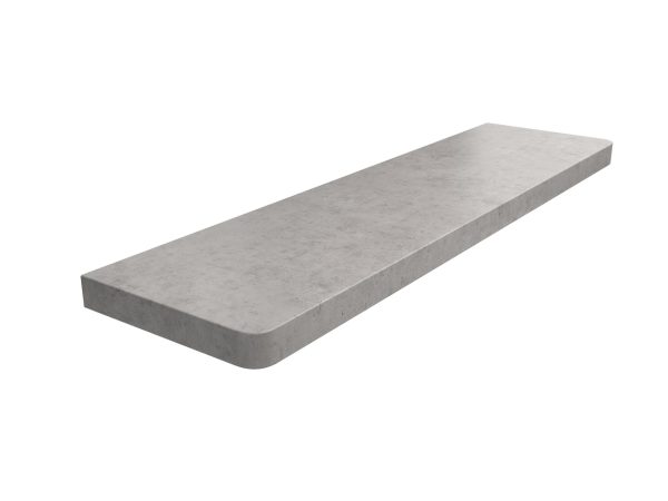 Parapet Laminowany MDF Beton Gładki Jasny 2cm Wilgocioodporny