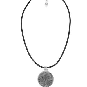 Srebrny Naszyjnik na rzemieniu Osaka