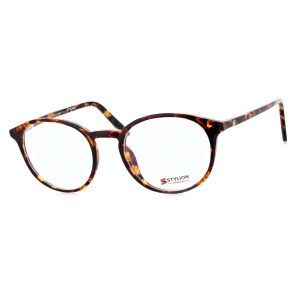 Okulary zerówki korekcyjne oprawki lenonki STAC-13A panterkowe