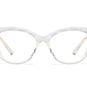 Okulary kocie do komputera damskie z filtrem BLUE Light zerówki 2571-5