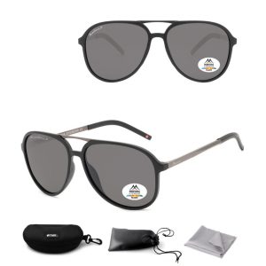 Okulary przeciwsłoneczne z polaryzacją pilotki Montana MP8 czarne