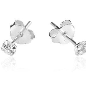 Kolczyki z Cyrkonią Bling - 3 mm
