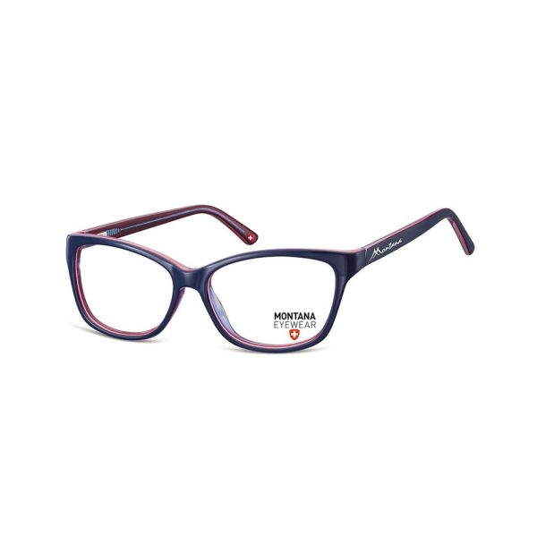 Kocie okulary oprawki granatowe Montana MA80C