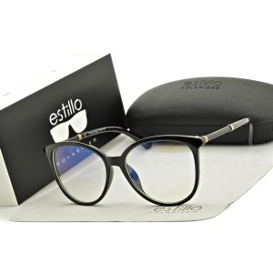 Okulary damskie z filtrem BLUE LIGHT do komputera korekcyjne EST-112K-1 Estillo ze skazą