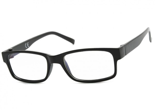 Okulary z filtrem Antyrefleksyjne zerówki Nerdy prostokątne DR-109-C2