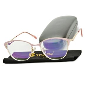 Minusy -3.50 damskie okulary korekcyjne z antyrefleksem ST317C ze skazą