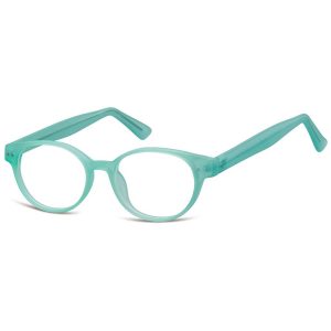 Okulary dziecięce zerówki owalne oprawki korekcyjne PK14F zielone