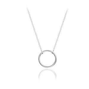 Damski naszyjnik ze srebra pr. 925 z kołem