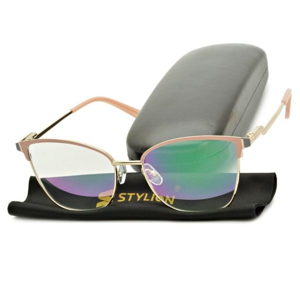 Minusy -0.50 damskie okulary korekcyjne z antyrefleksem ST325B