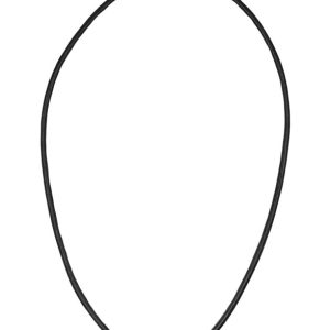 Naszyjnik Rzemień z okuciami - gruby - rose gold