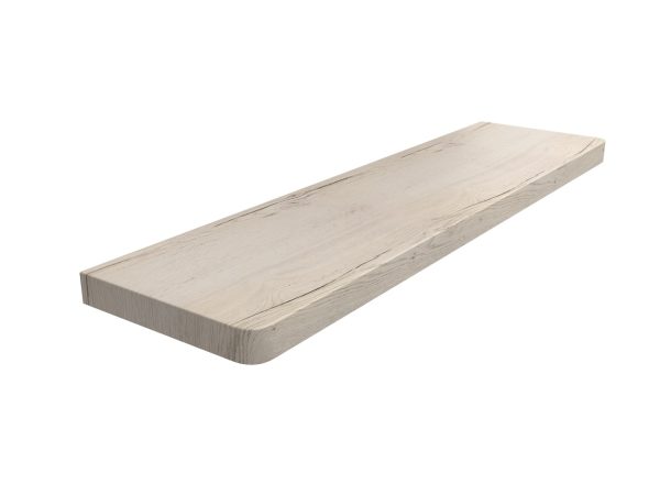 Parapet Laminowany MDF Dąb Halifax Biały 4cm