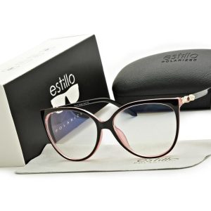 Okulary damskie z filtrem BLUE LIGHT do komputera korekcyjne EST-106K-6 Estillo ze skazą