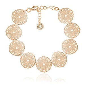 Bransoletka Rozety Sophie - rose gold