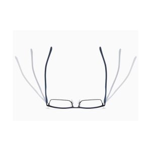 Męskie aluminiowe okulary zerówki do komputera BLUE LIGHT czarne 25125