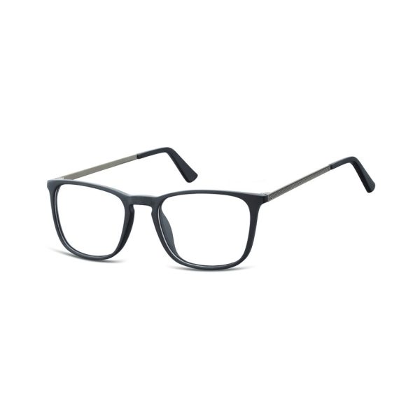 Okulary oprawki zerówki korekcyjne nerdy Unisex Sunoptic AC25B czarne