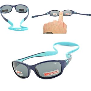 Okulary przeciwsłoneczne dla dzieci z polaryzacją Goggle E964-1P + gumka