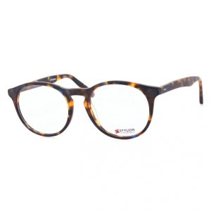 Okulary zerówki korekcyjne oprawki lenonki STAC-42F w panterkę