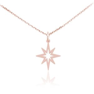Naszyjnik Gwiazdka Stella II - rose gold