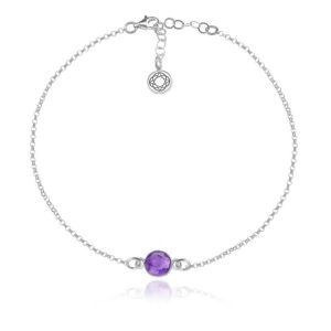 Bransoletka z naturalnym Ametystem